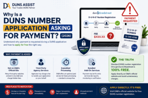 DUNS Number Application Payment