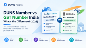 DUNS Number vs GST Number