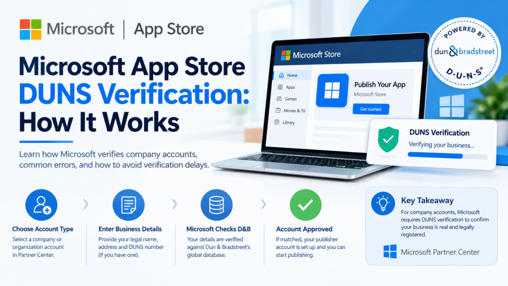 Microsoft App Store DUNS